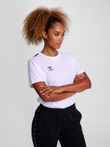 hummel Women's Authentic Cotton Short Sleeve T-Shirt-5