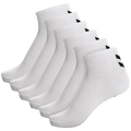 hummel Unisex Chevron 6-Pack Mid Cut Socks-1