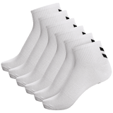 hummel Unisex Chevron 6-Pack Mid Cut Socks-1