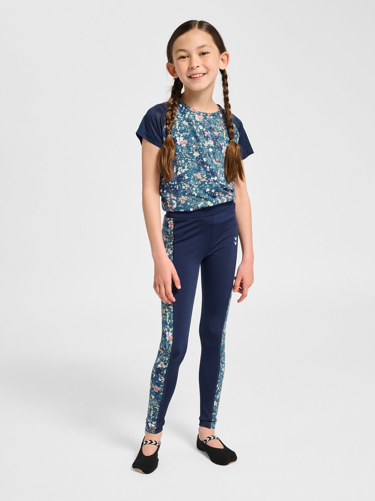 hummel Youth Mix Mid Waist Tights-6