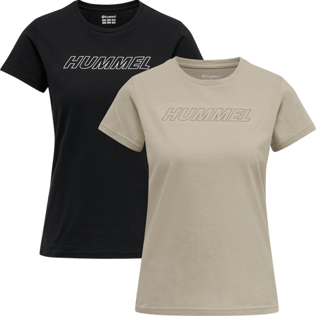 hummel Women's Training Essentials Cali 2-Pack Cotton T-Shirt-1