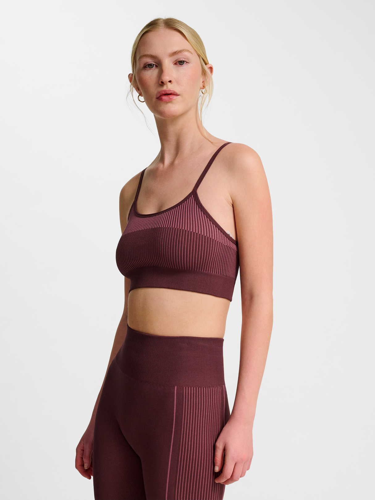 hummel Women's Yoga Seamless Low Support Bra-5