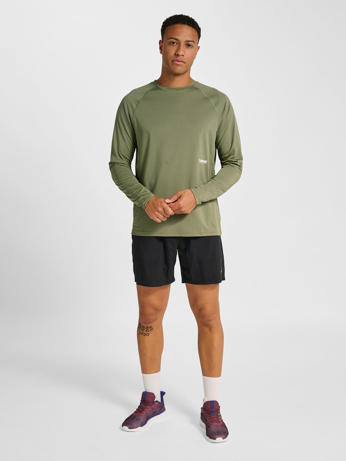 hummel Men's Pulse Workout Long Sleeve T-Shirt-7