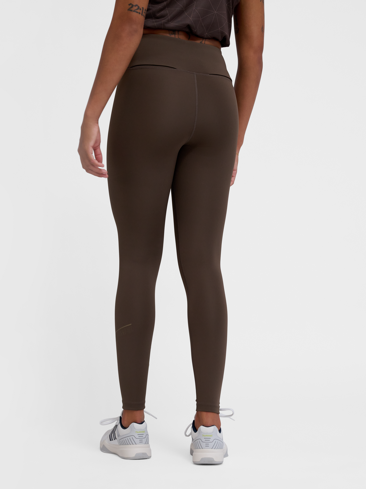 hummel Women's Court Mid Waist Pocket Tights-5