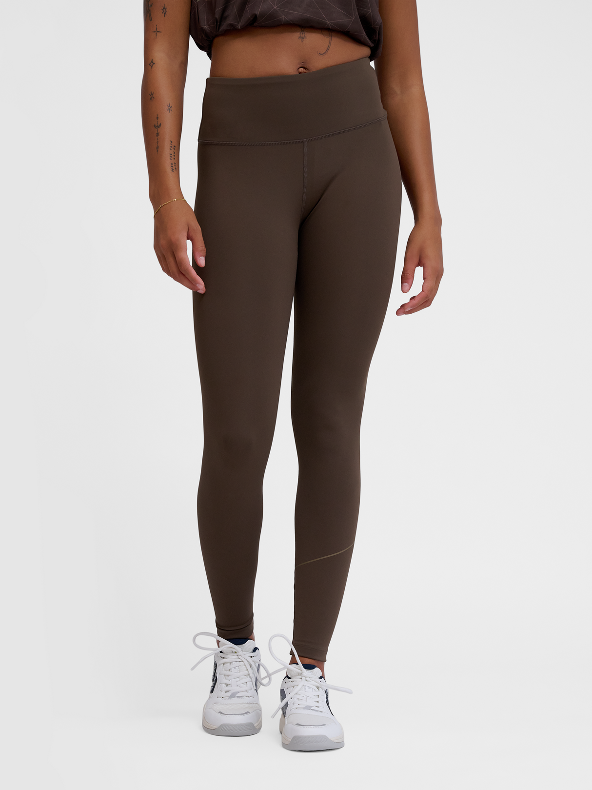 hummel Women's Court Mid Waist Pocket Tights-6