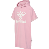hummel Youth Naja Hoodie Dress Short Sleeve-1