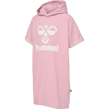 hummel Youth Naja Hoodie Dress Short Sleeve-1