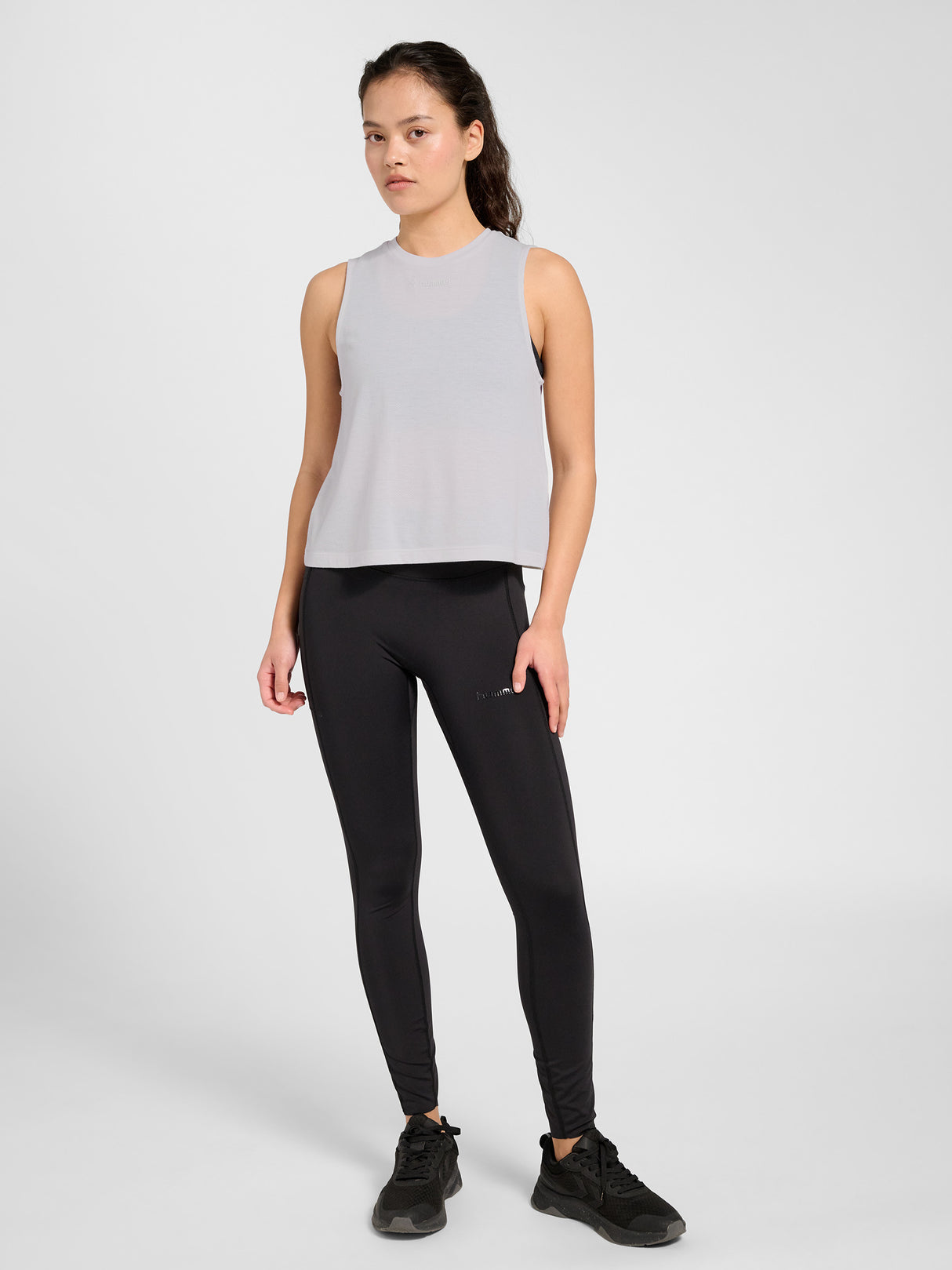 hummel Women's Mindful Training Vanja Shorts Muscle Tank Top-6