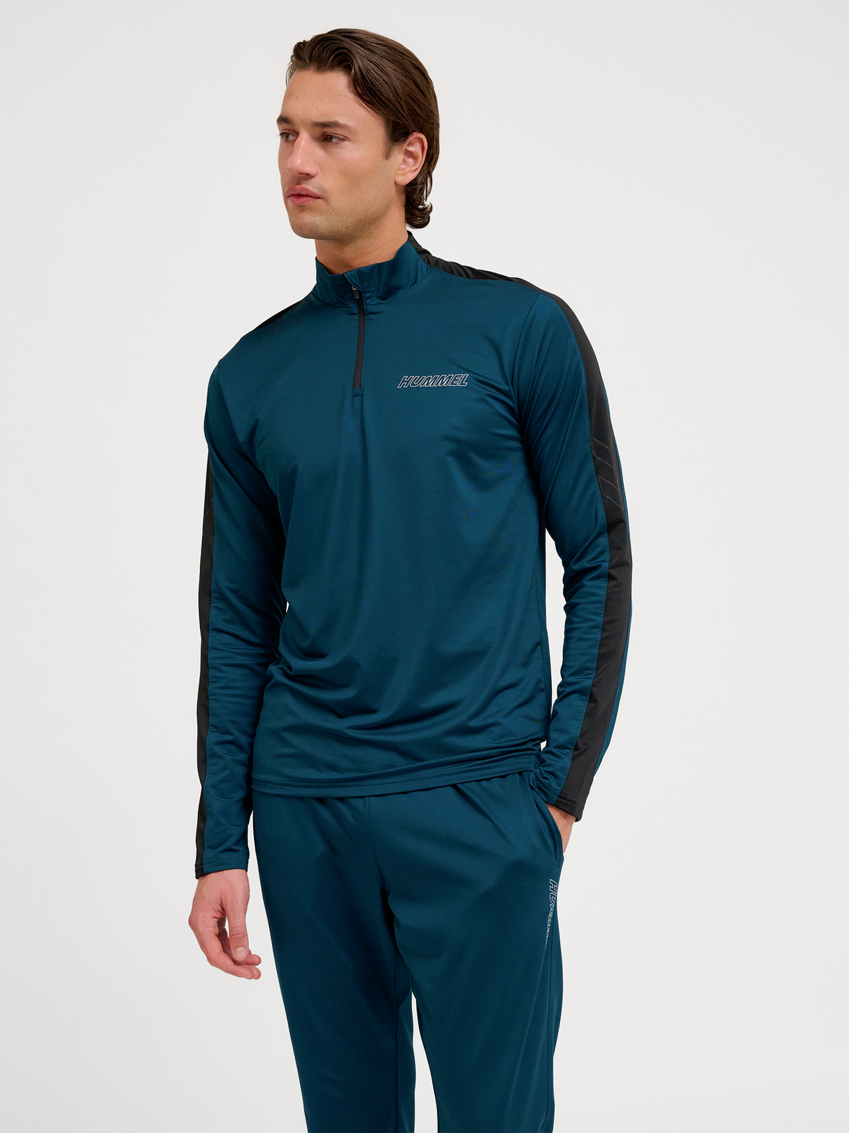 hummel Men's Training Essentials Strength Polyester Half Zip-6