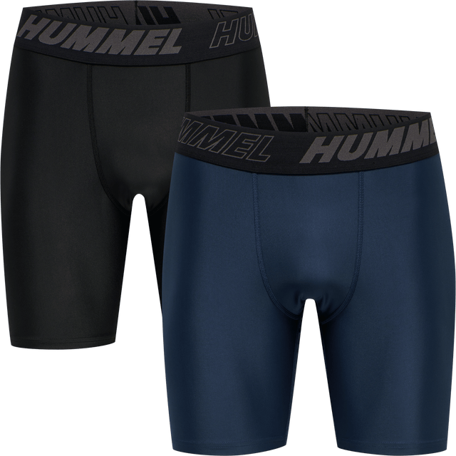 hummel Men's Training Essentials Topaz 2-Pack Tight Shorts-1