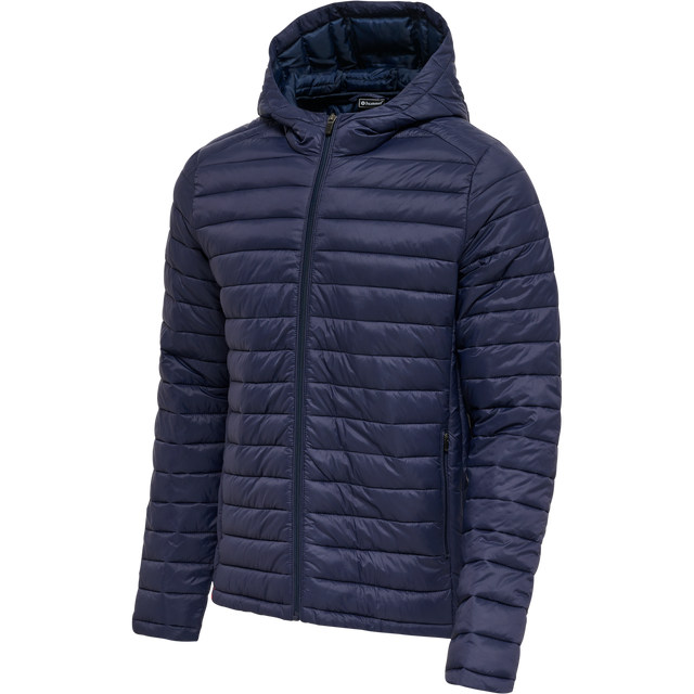 hummel Men's Red Quilted Hood Jacket-1