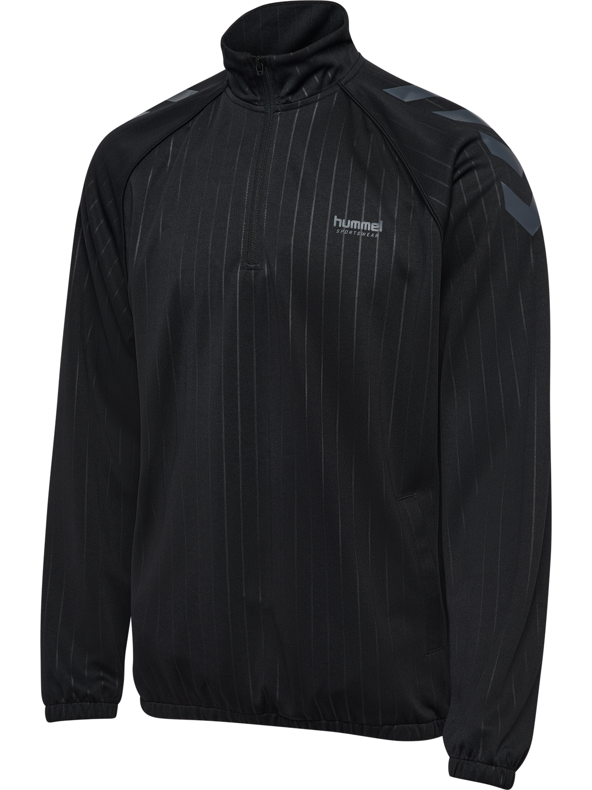 hummel Men's Stripe Half Zip-1