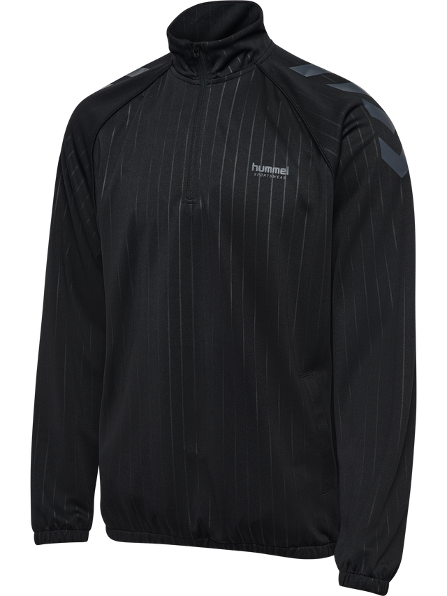 hummel Men's Stripe Half Zip-1