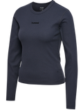 hummel Women's Foundation Rib Long Sleeve T-Shirt-1