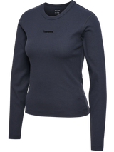 hummel Women's Foundation Rib Long Sleeve T-Shirt-1