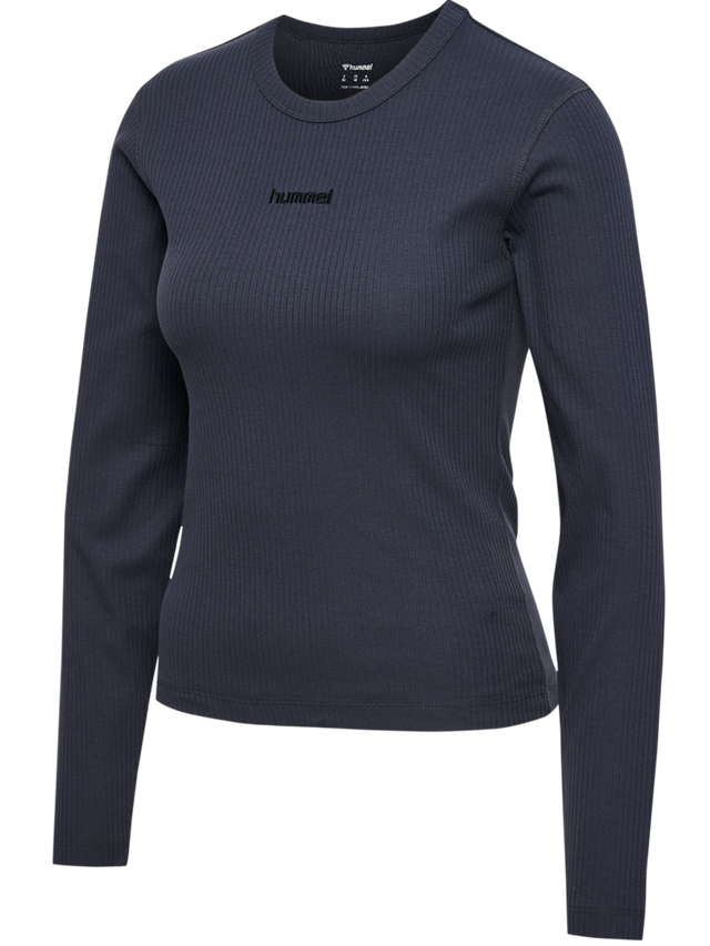 hummel Women's Foundation Rib Long Sleeve T-Shirt-1