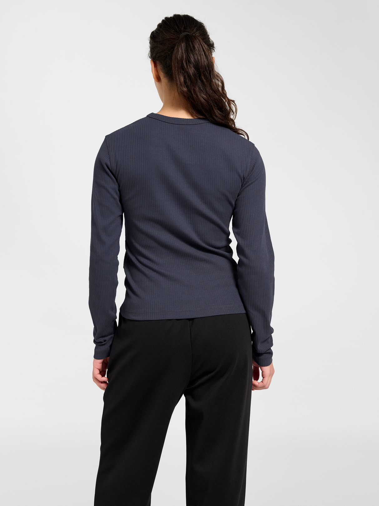 hummel Women's Foundation Rib Long Sleeve T-Shirt-4