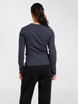 hummel Women's Foundation Rib Long Sleeve T-Shirt-4