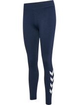 hummel Women's Pulse Logo Mid Waist Tights-1