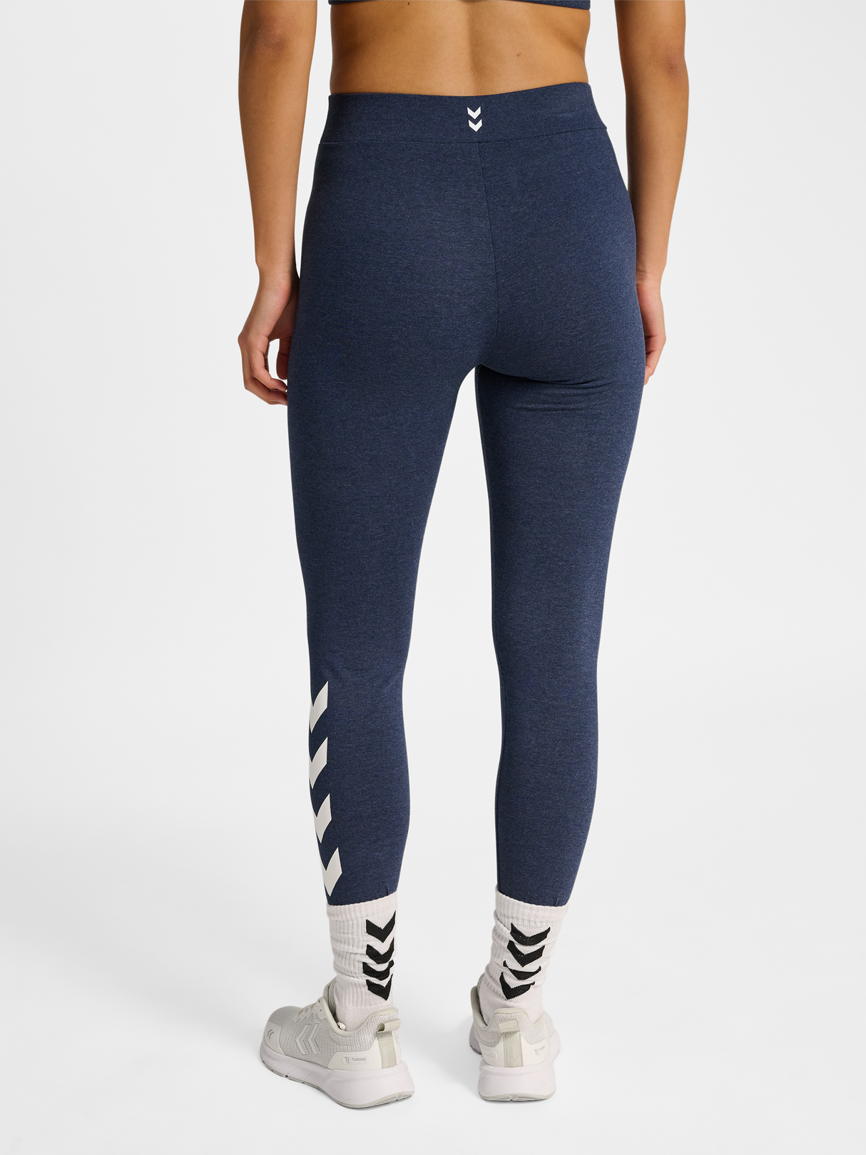 hummel Women's Pulse Logo Mid Waist Tights-5