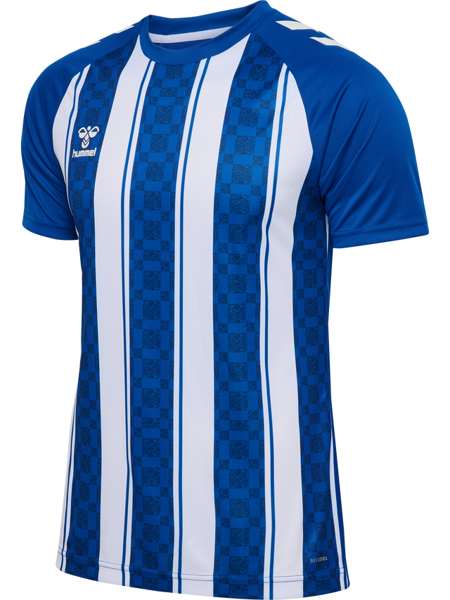 hummel Unisex Match Striped Short Sleeve Jersey-1