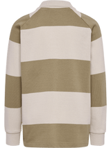 hummel Youth Loose Striped Long Sleeve Polo-2