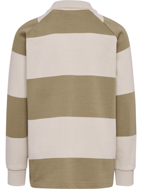 hummel Youth Loose Striped Long Sleeve Polo-2