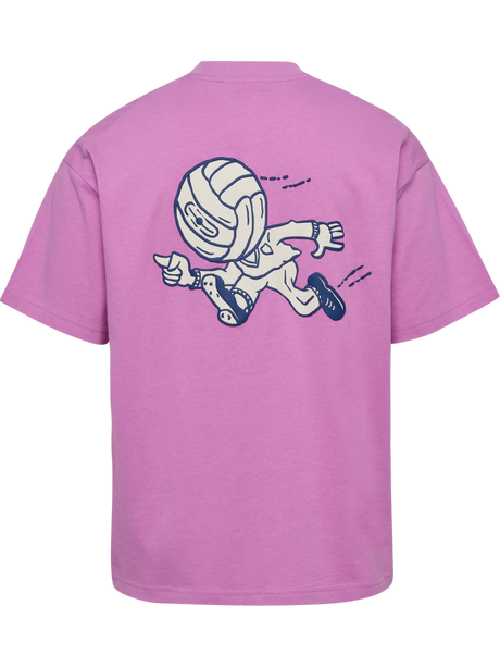hummel Unisex Loose Short Sleeve T-Shirt Headball-2