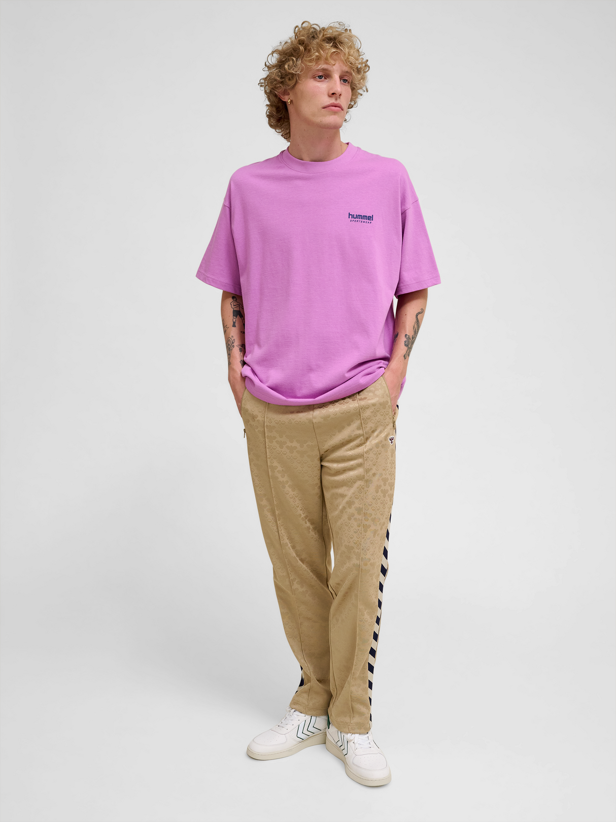 hummel Unisex Loose Short Sleeve T-Shirt Headball-4
