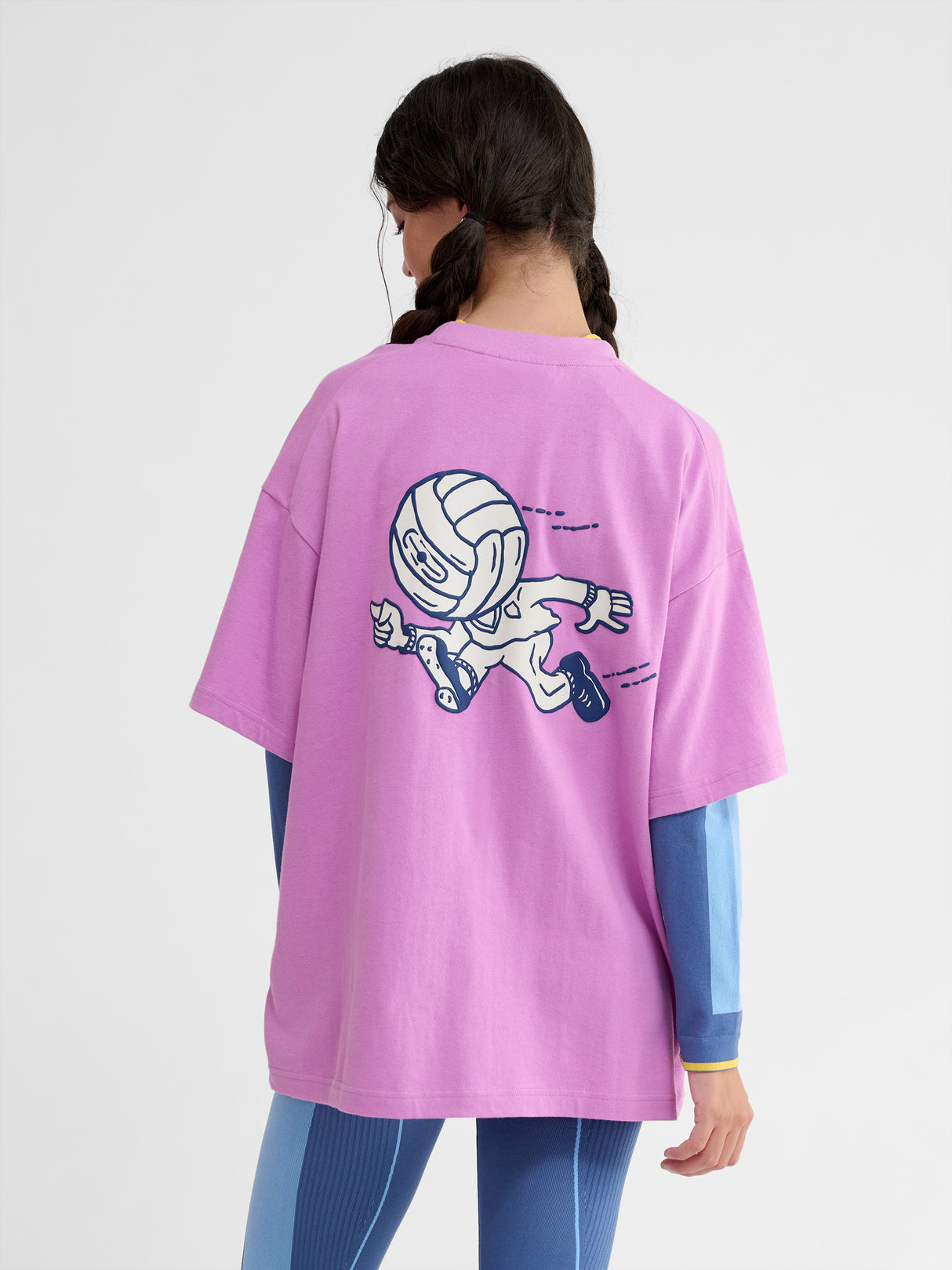 hummel Unisex Loose Short Sleeve T-Shirt Headball-6