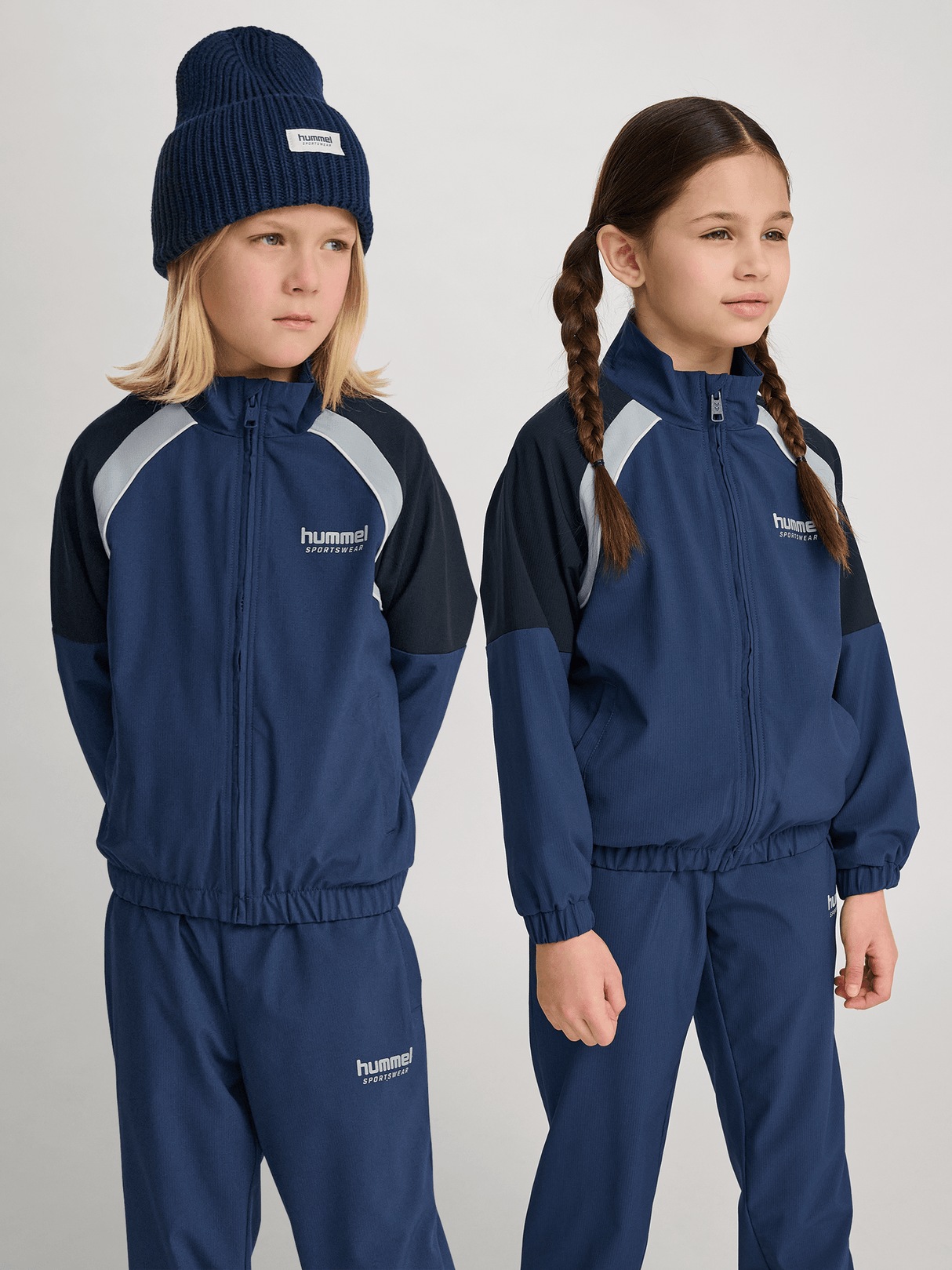 hummel Youth Loose Tracksuit Zip Jacket-5