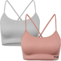 hummel Women's Juno 2 Pack Seamless Bra-1