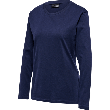hummel Women's Red Heavy Long Sleeve T-Shirt-1