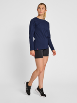 hummel Women's Red Heavy Long Sleeve T-Shirt-4