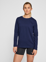 hummel Women's Red Heavy Long Sleeve T-Shirt-5