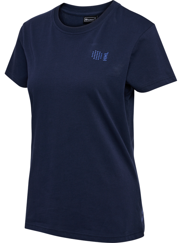 hummel Women's Court Cotton Short Sleeve T-Shirt-1