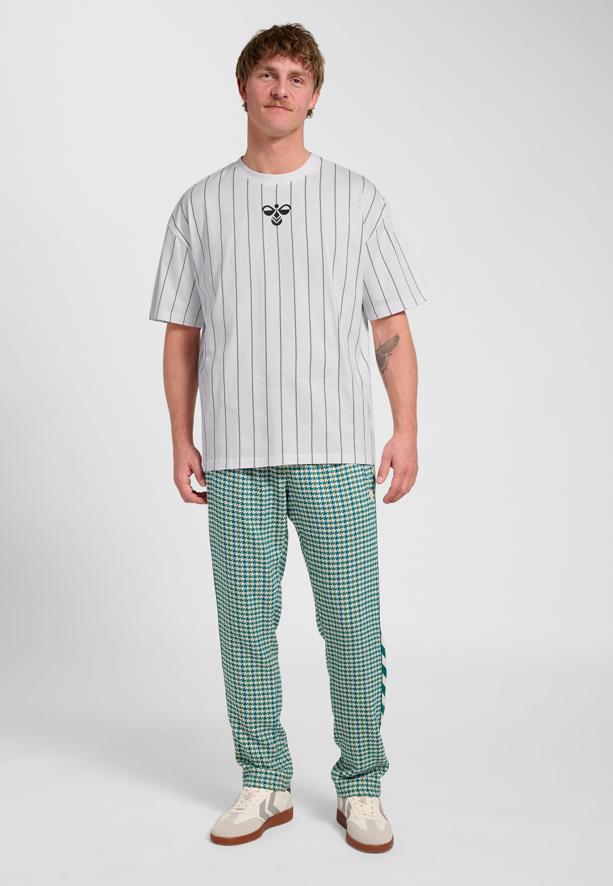 hummel Men's Chevron Pinstripe T-Shirt-5