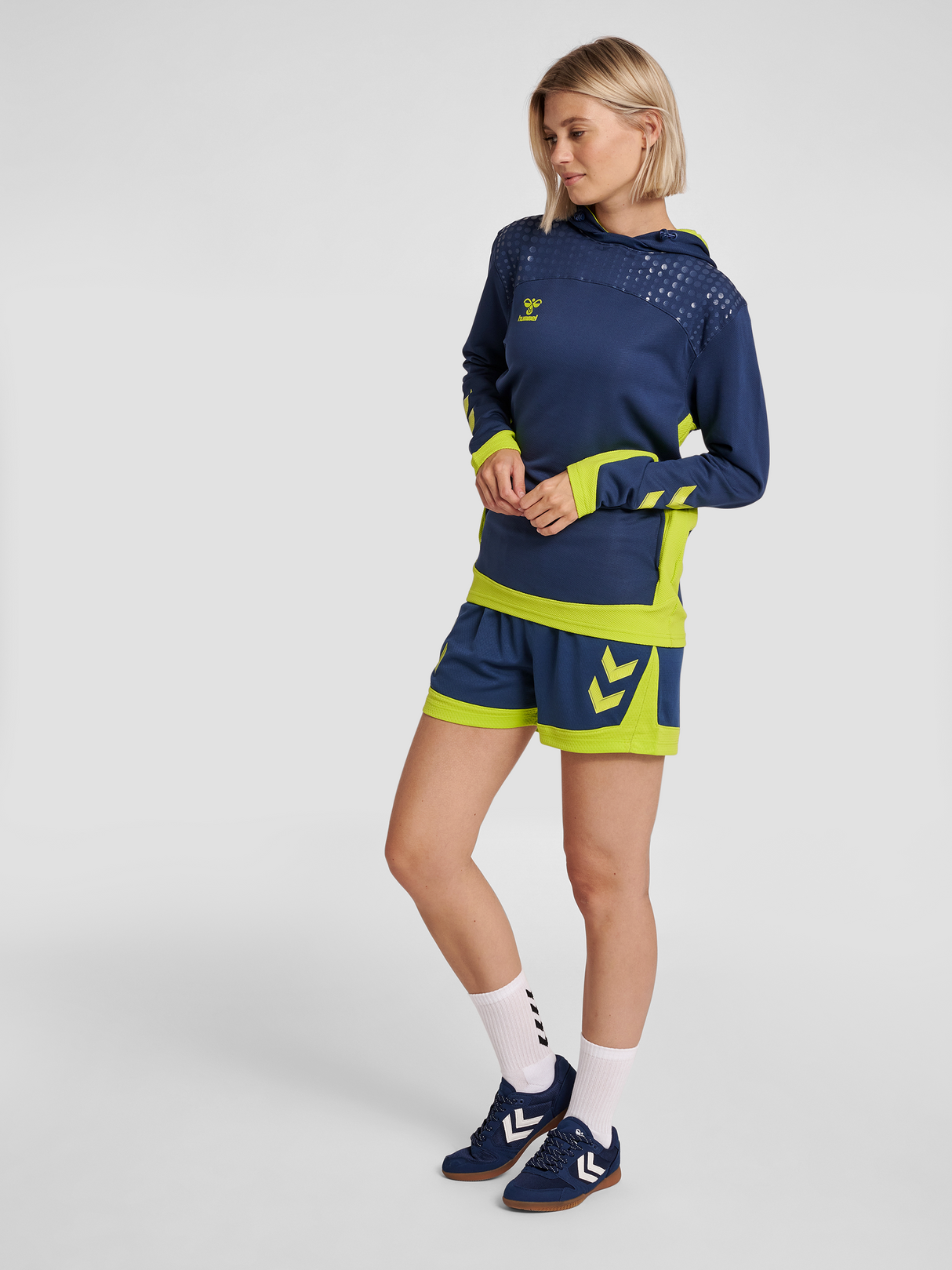 hummel Women's Lead Poly Hoodie-4