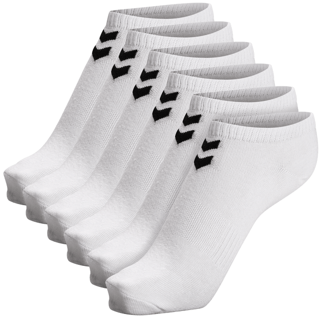 hummel Unisex Chevron 6-Pack Ankle Socks-1