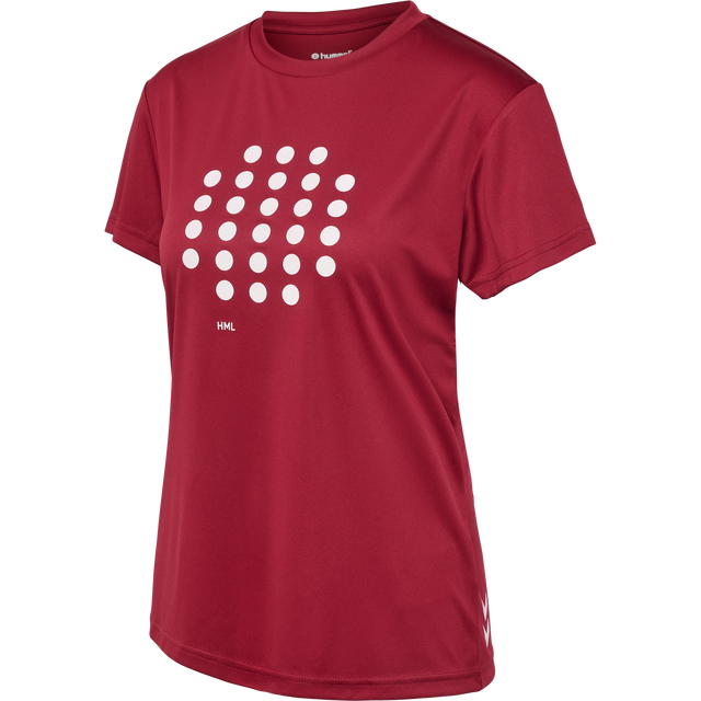 hummel Women's Court Short Sleeve T-Shirt-1