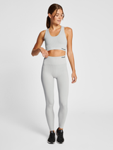 hummel Women's Mindful Training Rest Seamless High Waist Rib Tights-4