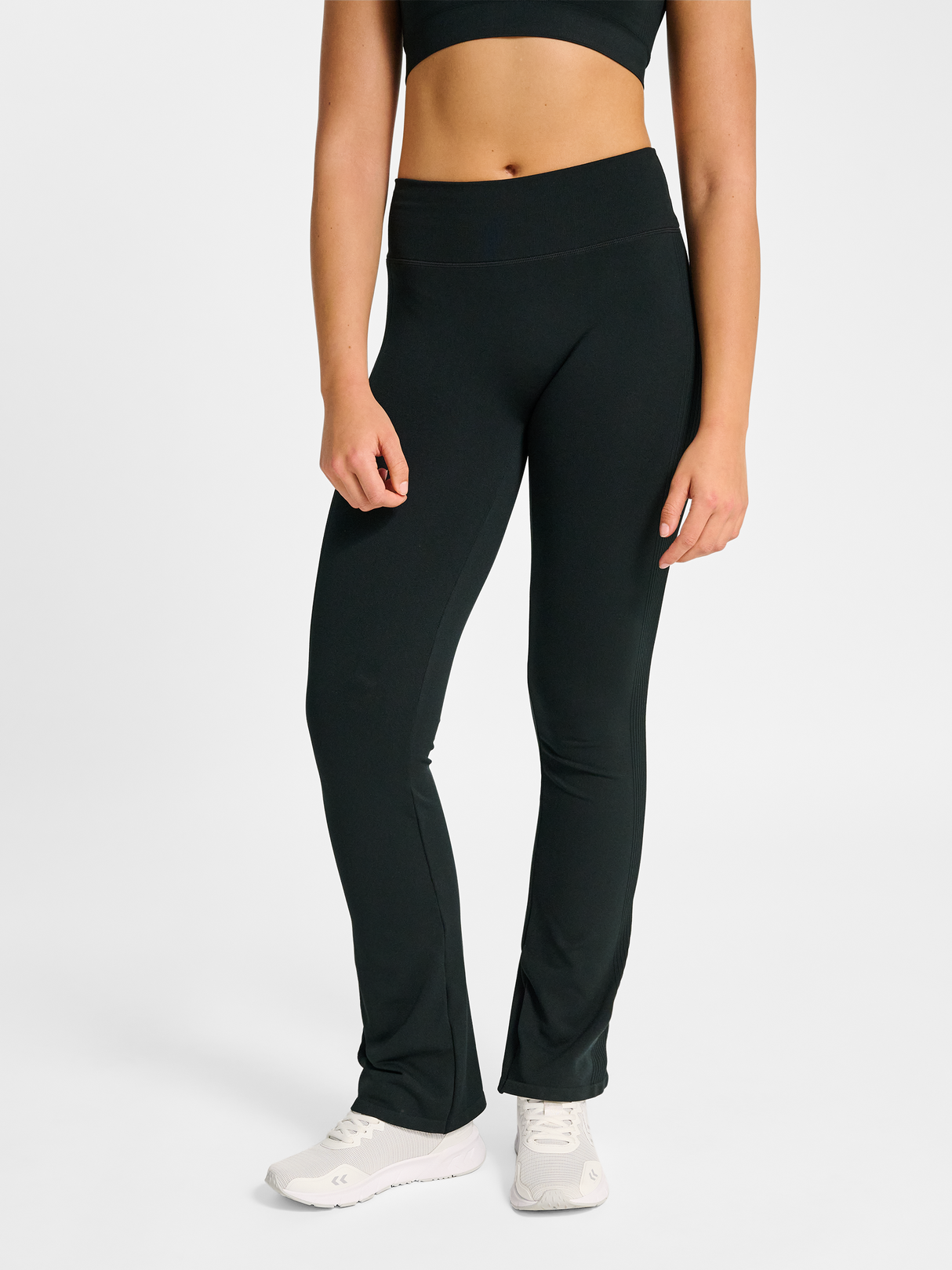 hummel Women's HIIT Seamless Flare Tights-6