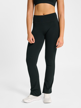 hummel Women's HIIT Seamless Flare Tights-6