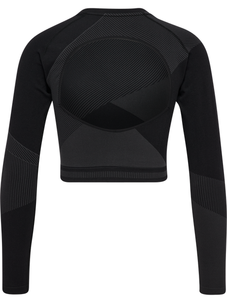 hummel Women's Unity Seamless Crop Long Sleeve T-Shirt-2