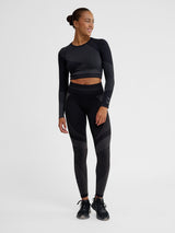hummel Women's Unity Seamless Crop Long Sleeve T-Shirt-7