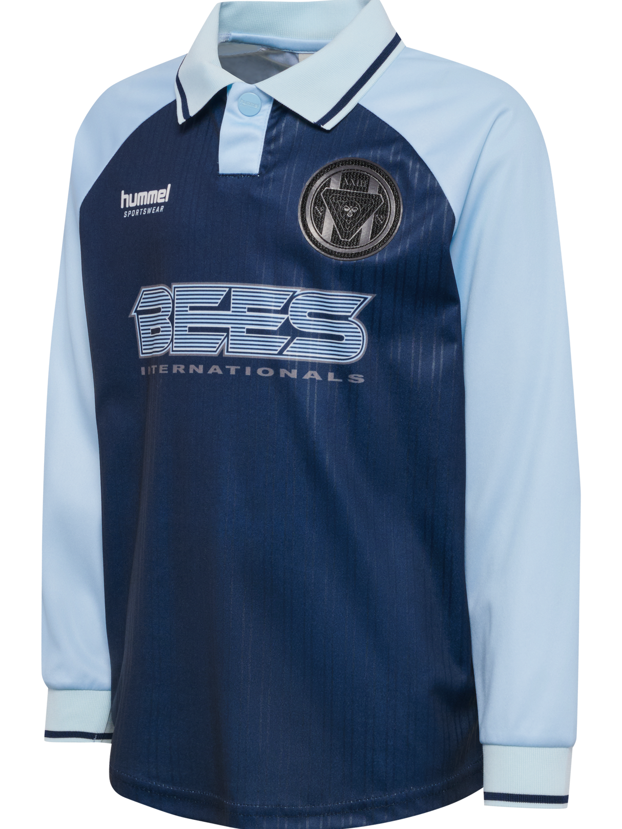 hummel Youth Loose Stripe Soccer Jersey Long Sleeve-1