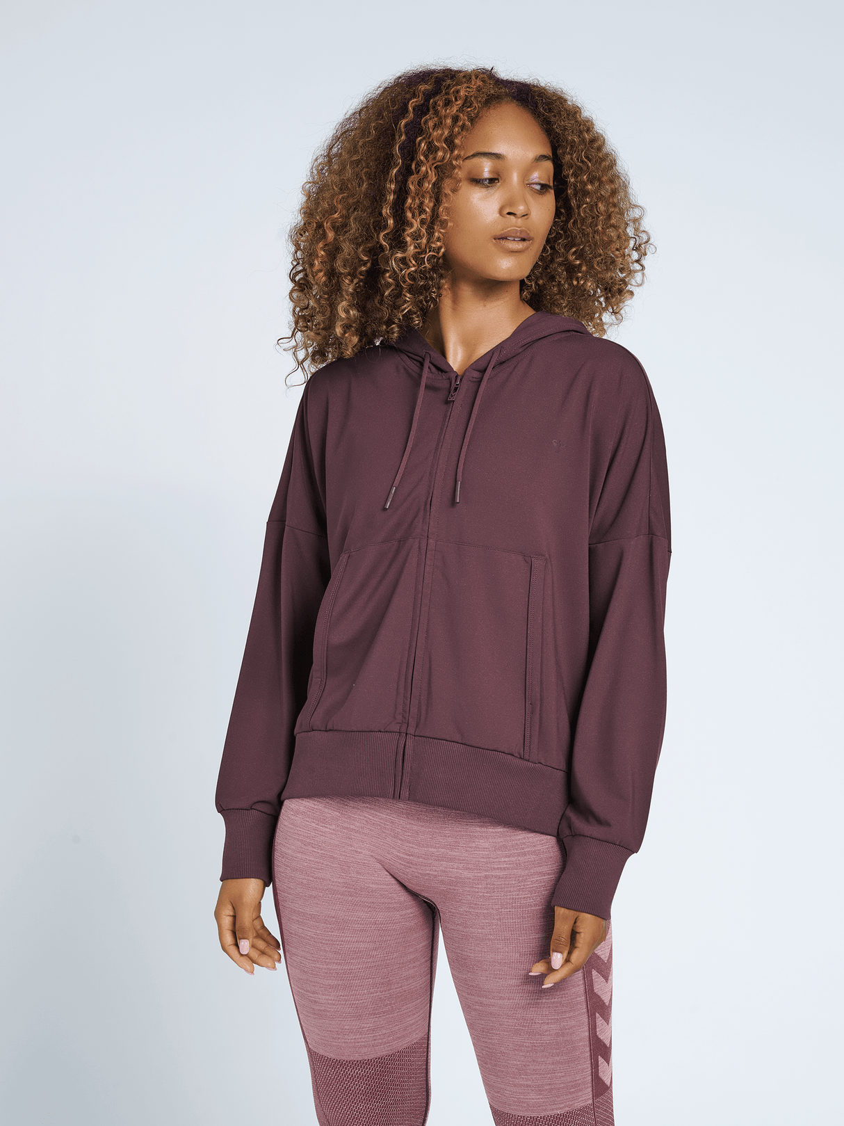 hummel Women's Luise Loose Zip Hoodie-6