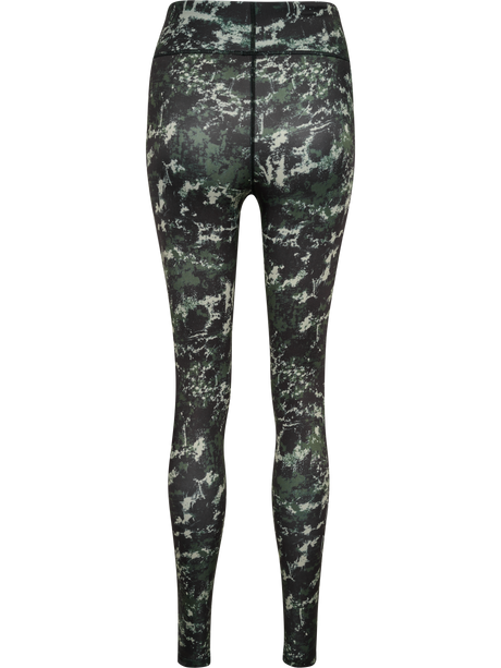hummel Women's Training Essentials Twist AOP Mid Waist Tights-2