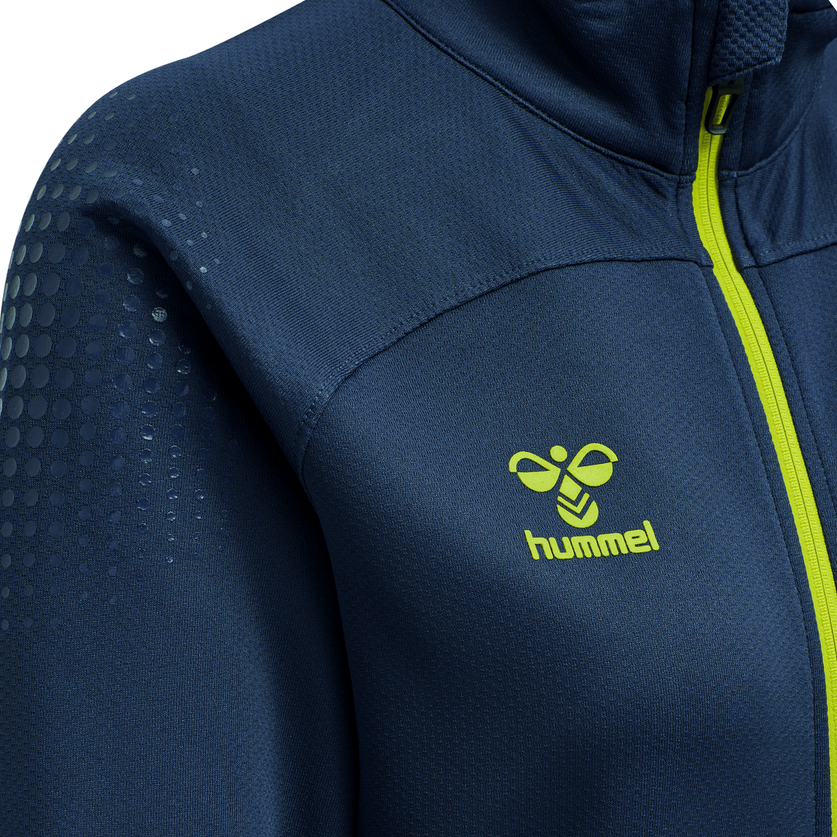 hummel Women's Lead Poly Zip Jacket-3
