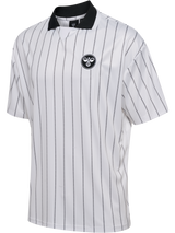 hummel Men's Chevron Pinstripe Polo Shirt-1